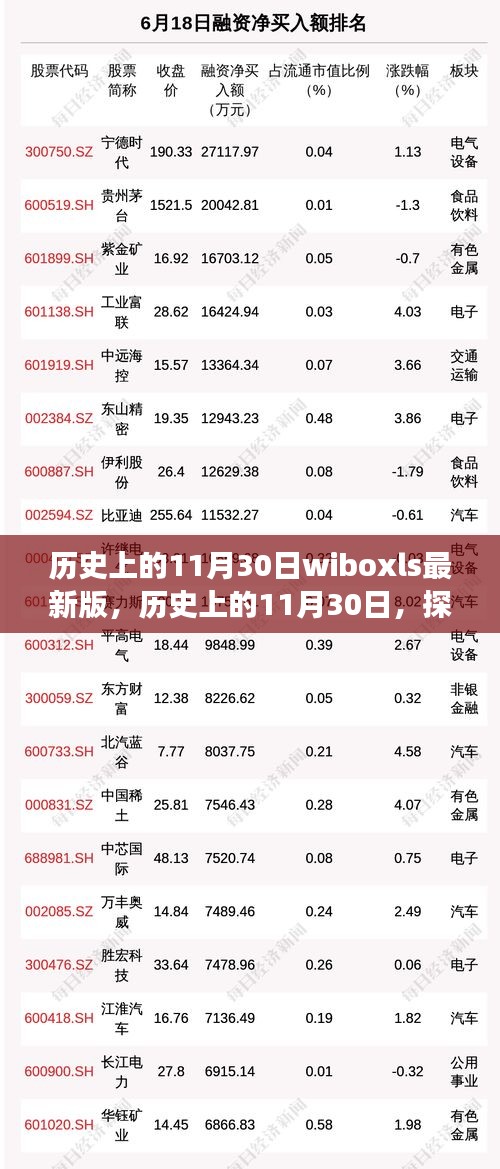 历史上的11月30日，wiboxls最新版本的诞生与发展探索