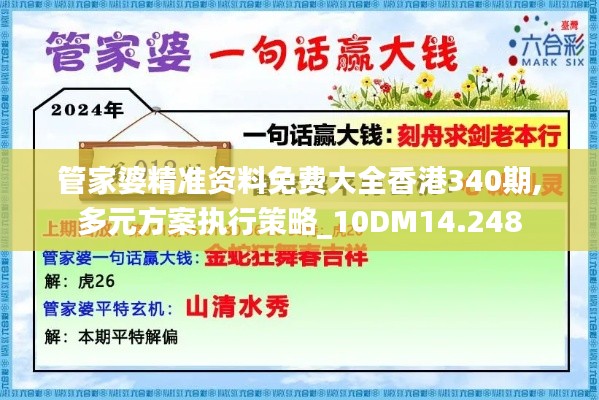 管家婆精准资料免费大全香港340期,多元方案执行策略_10DM14.248