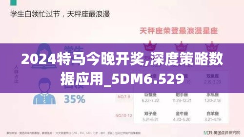 2024特马今晚开奖,深度策略数据应用_5DM6.529