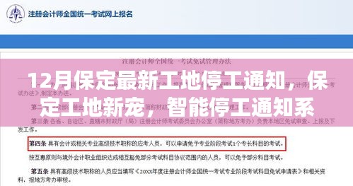 保定工地开启智慧管理新时代，智能停工通知系统助力工地管理科技升级