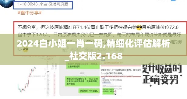 2024白小姐一肖一码,精细化评估解析_社交版2.168