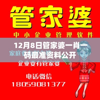 12月8日管家婆一肖一码最准资料公开