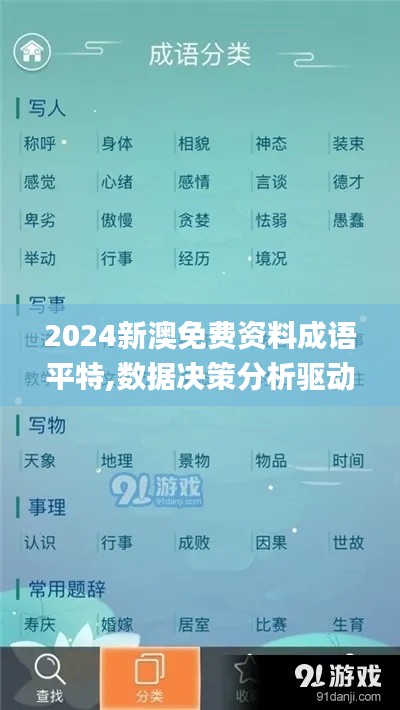 2024新澳免费资料成语平特,数据决策分析驱动_1080p10.177