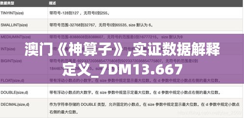 澳门《神算子》,实证数据解释定义_7DM13.667