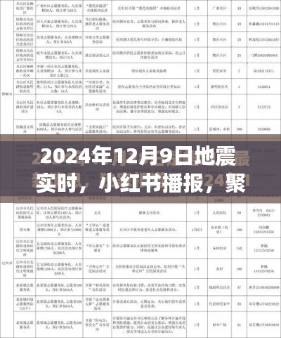 小红书播报，聚焦2024年12月9日地震实时动态