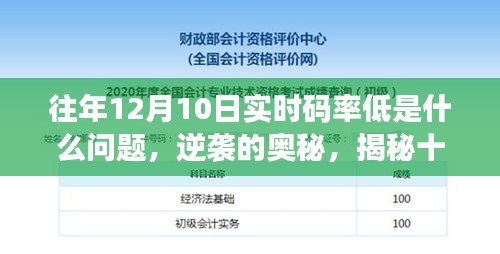 揭秘十二月十日实时码率低背后的逆袭奥秘，学习变化提升自信之路