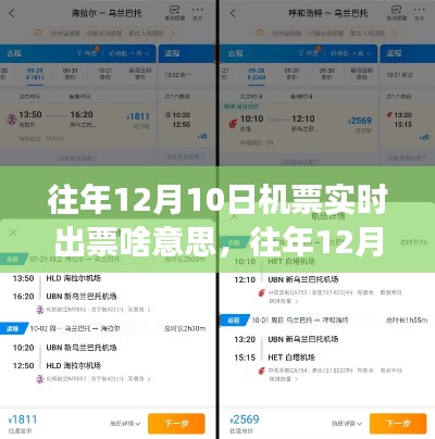 往年12月10日机票实时出票解析，功能深度评测与用户洞察