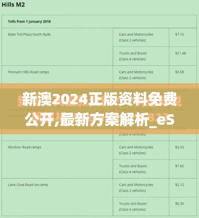 新澳2024正版资料免费公开,最新方案解析_eShop6.450