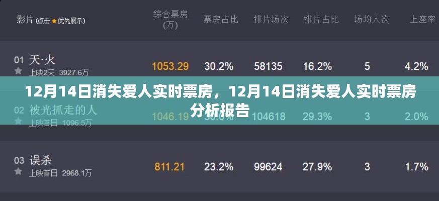 消失爱人12月14日实时票房分析报告，深度解读电影市场热度与观众反馈