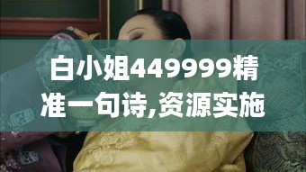 白小姐449999精准一句诗,资源实施策略_桌面款1.565