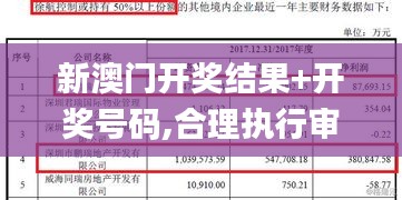 新澳门开奖结果+开奖号码,合理执行审查_豪华版3.720