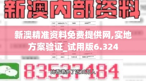 新澳精准资料免费提供网,实地方案验证_试用版6.324