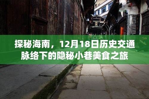 探秘海南，历史交通脉络下的隐秘小巷美食之旅（12月18日）