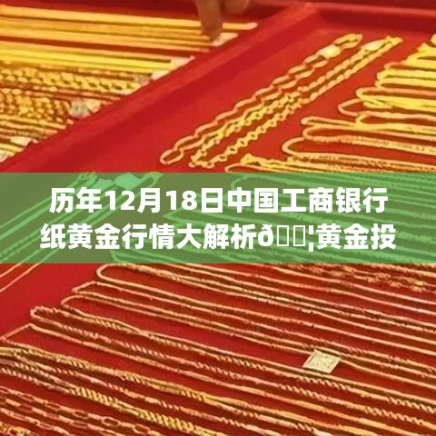 中国工商银行纸黄金行情深度解析，黄金投资新风向标，投资者准备行动！