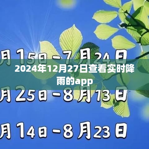 实时降雨查询，天气预报App 2024年最新动态