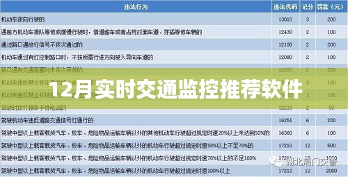 实时交通监控软件推荐榜单（12月版）