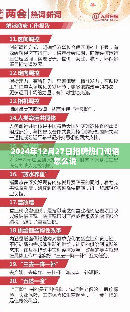 揭秘2024年招聘热词，职场新动向一网打尽！