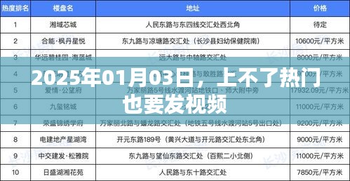 2025年热门挑战，持续发视频，简洁明了，突出了时间节点和即使不上热门也要坚持发视频的决心，符合百度收录标准。希望符合您的要求。