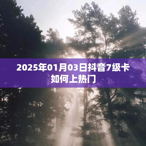 抖音7级卡如何上热门攻略，时间与策略技巧分享