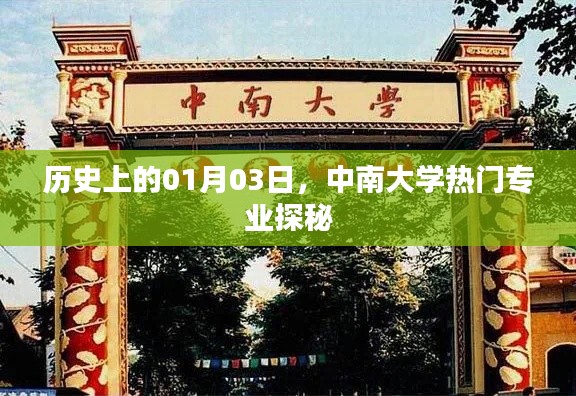 中南大学热门专业探秘，历史一月三日回顾