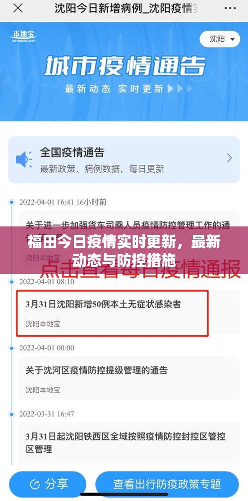 福田今日疫情实时更新，最新动态与防控措施